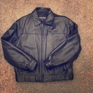 Used men’s leather jacket